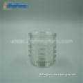 80ml Clear Cylinder Art Deco Glass Vase/ Potpourri Jars